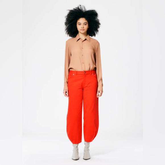 Tibi Brancusi Jean, Red, Sz 28, NWT - Picture 6 of 8